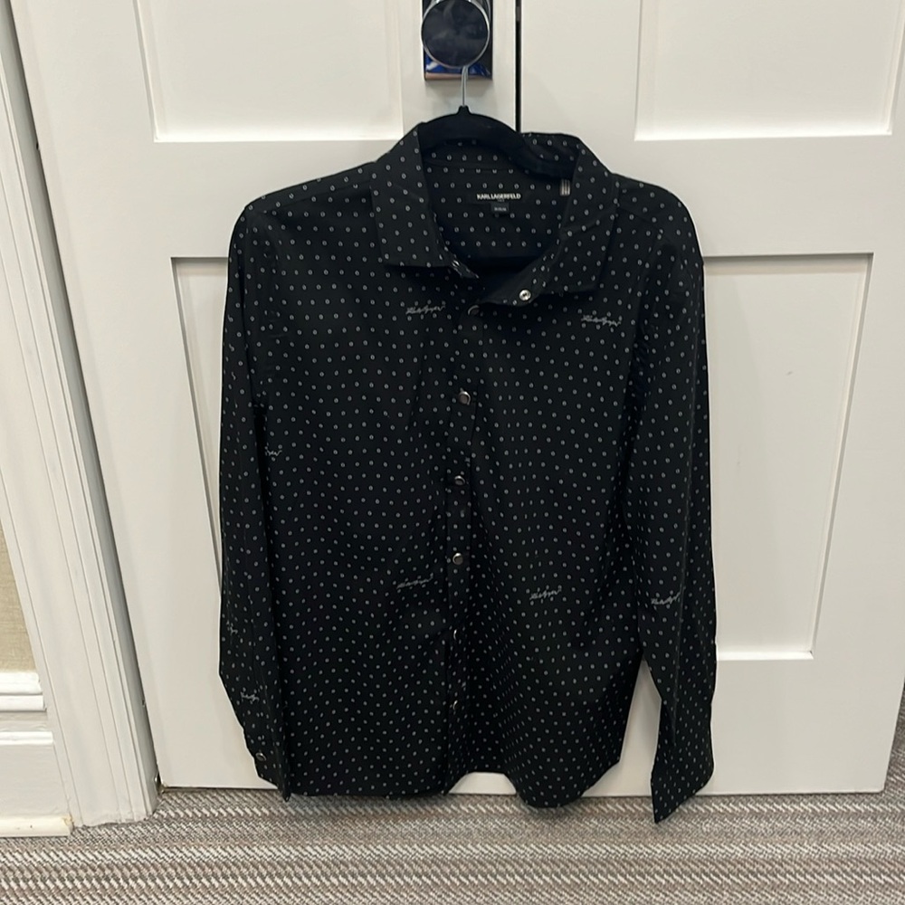 Karl Lagerfeld muscle fit button up MEDIUM